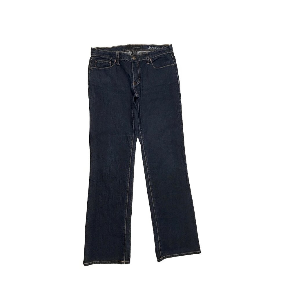 Calvin Klein Bootcut Women's size 8‎ Dark Wash Blue Denim Jeans